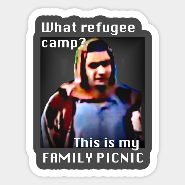 This is my family picnic Sticker by vlone.es